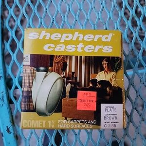 Vintage Shepherd Casters Comet 1 5/8 Brown